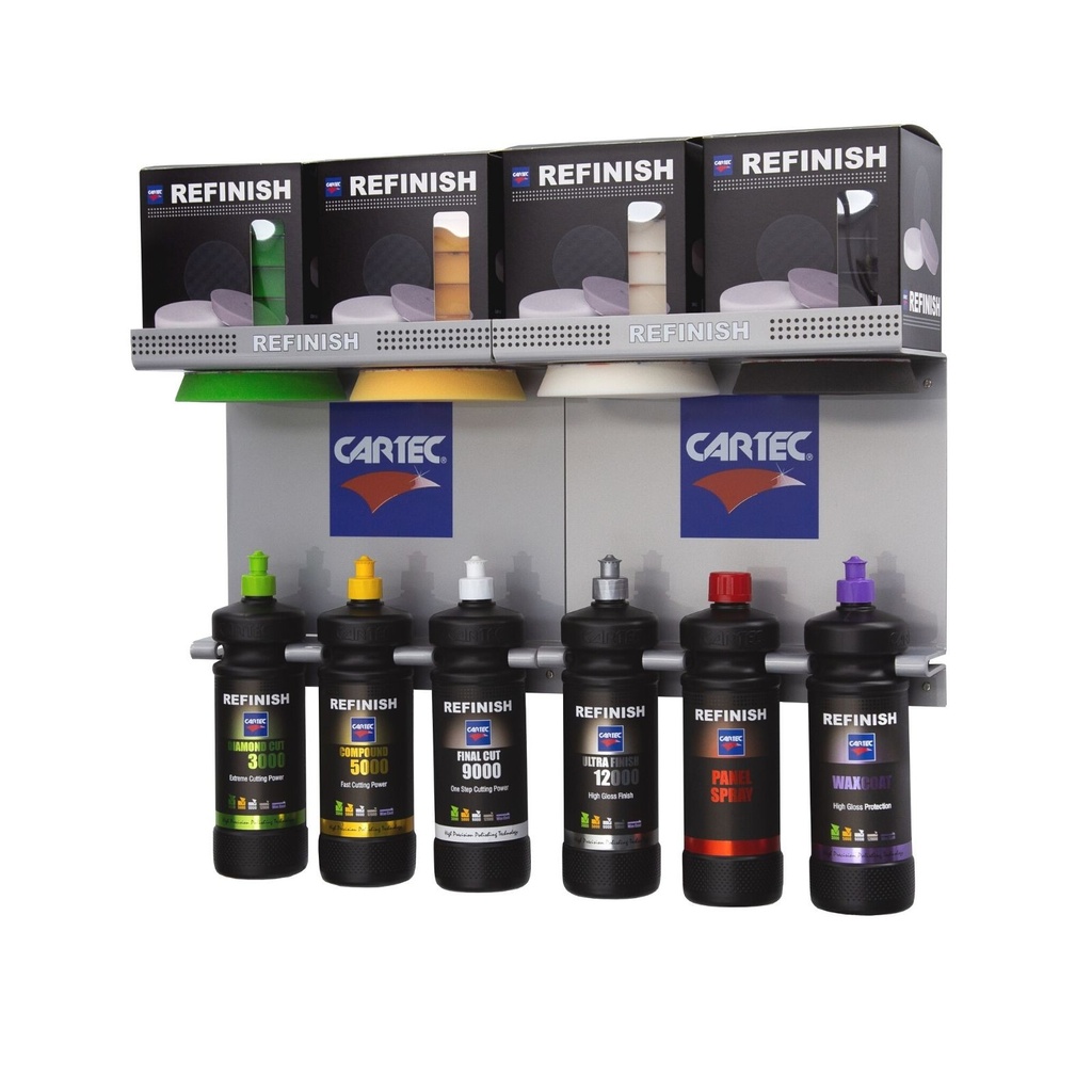 Cartec Refinish Kit de démarrage pour polissage - Excentrique 150 mm (tous les produits)