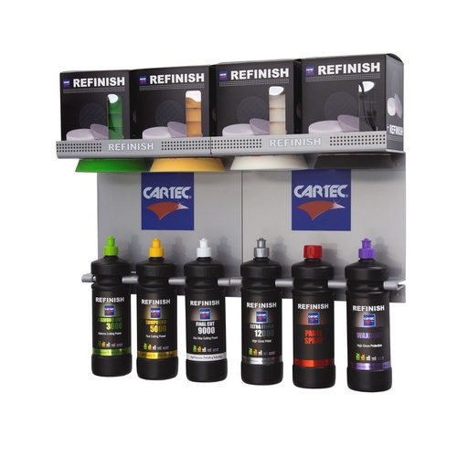 [CARTEC_KIT_COMPLET_150MM_EX] Cartec Refinish Kit de démarrage pour polissage - Excentrique 150 mm (tous les produits)